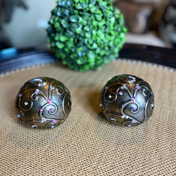 Other - Filigree Bling Round Candles